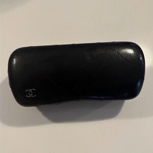 Chanel Black Quilted Sunglasses Case
